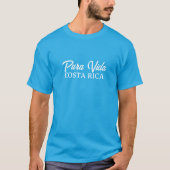 T-shirt Costa Rica Moto Pura Vida (Devant)