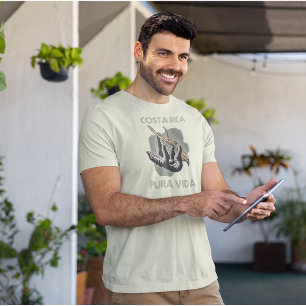 T-shirt Costa Rica Sloth Pura Vida