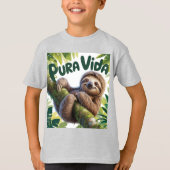 T-shirt costa rican sloth bear T- shirt (Devant)