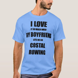T-shirt Costal Rowing Funny Idée cadeau pour Girami I Lov