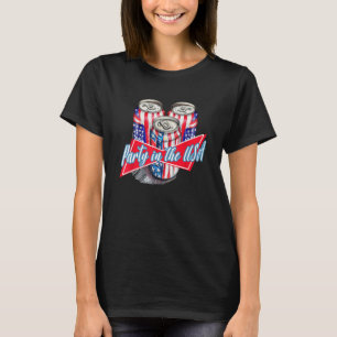 T-shirt Costume 4 juillet tenue USA Party Hommes Femmes