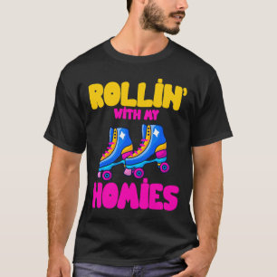 T-shirt Costume 70's et retro Roller Disco tenue pour Rol