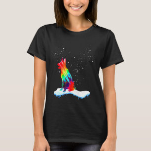T-shirt Costume arc-en-ciel en teint teinture de berger de