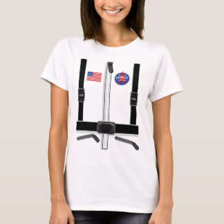 T-shirt Costume Astronaut Pour Enfants Hommes Espace Femme