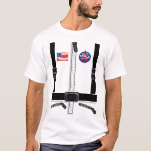 T-shirt Costume Astronaut Pour Enfants Hommes Espace Femme