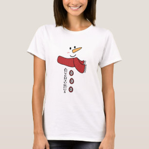 T-shirt Costume aventurier Snowman Famille correspondant d