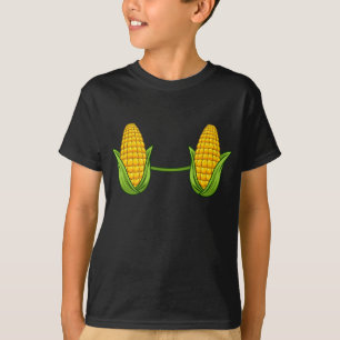 T-shirt Costume Bra de maïs Cute Fruit Facile Halloween Ch