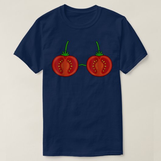 T-shirt Costume Bra Tomate Cute Easy Vegetween (Design devant)