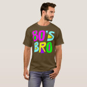 T-shirt Costume Bro 80S (Devant entier)