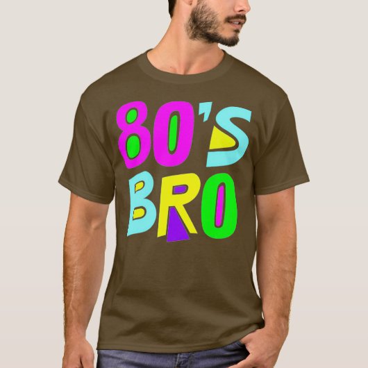 T-shirt Costume Bro 80S (Devant)