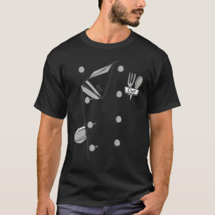 T-shirt Costume Chef Coat Uniforme Funny Cuisinier Veste p