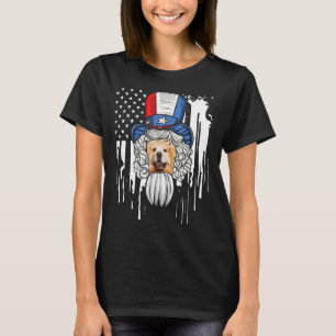 T-shirt Costume Chow Chow Patriotique 4 juillet Américain 