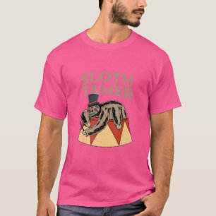 T-shirt Costume Cirque Sloth Tamer Pour Un Cirque