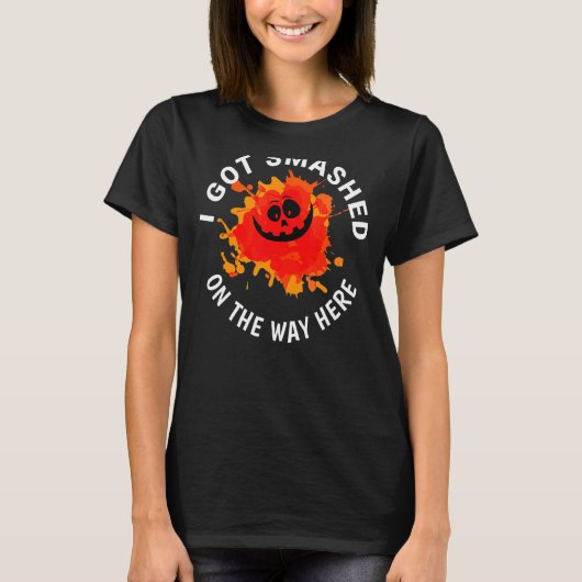 T-shirt Costume Citrouille cassé (Devant)