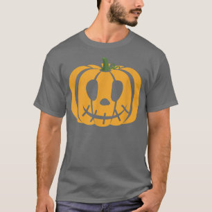 T-shirt Costume Citrouille mignon Drôle Lazy Halloween Cos