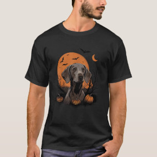 T-shirt Costume citrouille Weimaraner sur Weimaraner Hallo