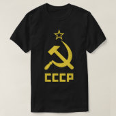 T-shirt Costume communiste URSS CCCP marteau faucon rouge (Design devant)