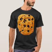 T-shirt Costume Cookie Chip Chocolat Dernière minute Lazy (Devant)