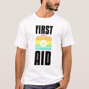 T-shirt Costume cool de premiers soins Oeuvre Vintage Croi