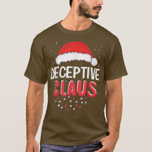 T-shirt Costume correspondant à Noël du Père Noël trompeur