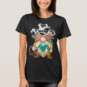 T-shirt Costume Cute Cowboy Pour Femmes Avec Lasso - Pri V
