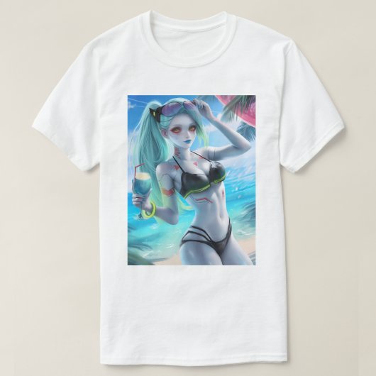 T-shirt Costume de bain Rebecca 147 (Design devant)