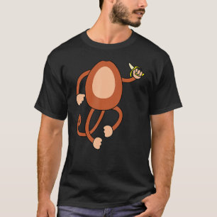 T-shirt Costume de banane de singe tenue Halloween facile