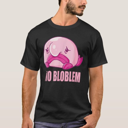 T-shirt Costume de Blobfish - laide visage de poisson blob (Devant)