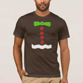 T-shirt costume de bonhomme en pain d'épice