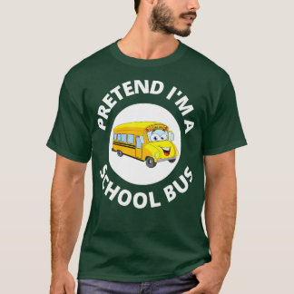 T-shirt Costume De Bus Scolaire Prétendre Ix27m A Bus Scol