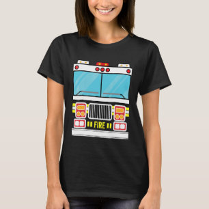 T-shirt Costume de camion feu chemise Halloween Costume