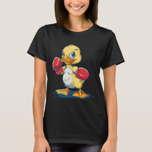 T-shirt Costume de canard drôle avec gants de boxe pour ca