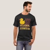 T-shirt Costume de canard en caoutchouc Cute Duckie citati (Devant entier)