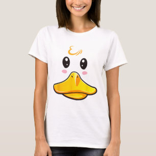 T-shirt Costume de canard en caoutchouc mou Ducky Visage H