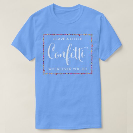 T-shirt Costume de carnaval de Confetti (Design devant)