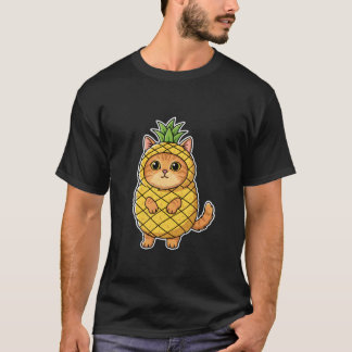 T-shirt Costume de chat ananas