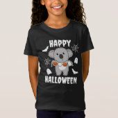 T-Shirt Costume de chaume Citrouille d'Halloween Koala Hap (Devant)