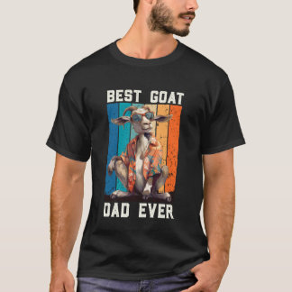 T-shirt Costume de chèvre MEILLEUR PÈRE DE CHÈVRE JAMAIS R