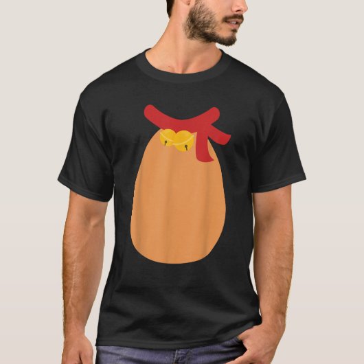 T-shirt Costume de corps de renne (Devant)