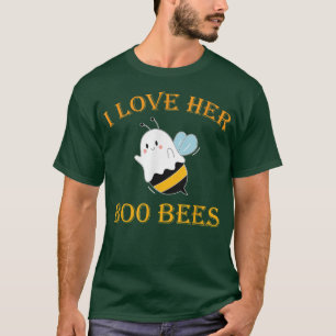 T-shirt Costume de couple adulte pour Halloween I Love Her