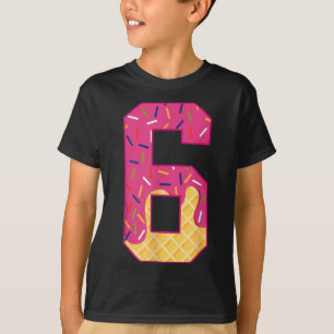 T-shirt Costume de couple de glace dégoulinante numéro 6 H