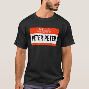 T-shirt Costume de couple masculin Peter Citrouille Mater 