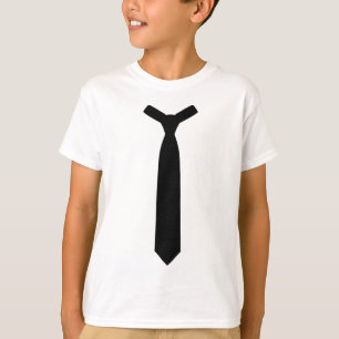 T-shirt Costume de cravate noire