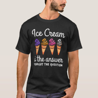 T-shirt Costume de crème glacée cool pour hommes femmes De