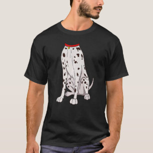 T-shirt Costume de Dalmatien mignon pour chien d'Halloween