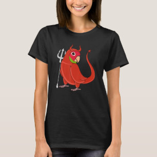 T-shirt Costume de démon effrayant Perroquet I Conure à tê