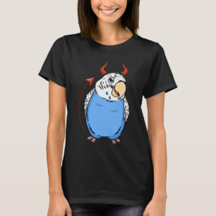 T-shirt Costume de diable effrayant Perrot I Blue Budgie B