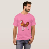 T-shirt Costume de dinde unicorne (Devant entier)