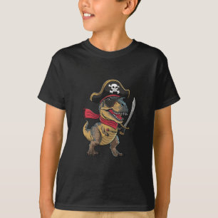 T-shirt Costume de dinosaure pirate T-Rex drôle d'Hallowee