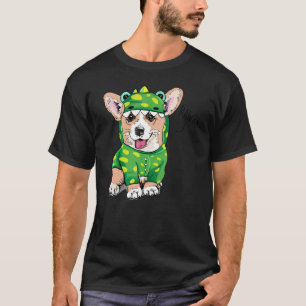 T-shirt Costume de dinosaure pour Corgi gallois Rawr Chien